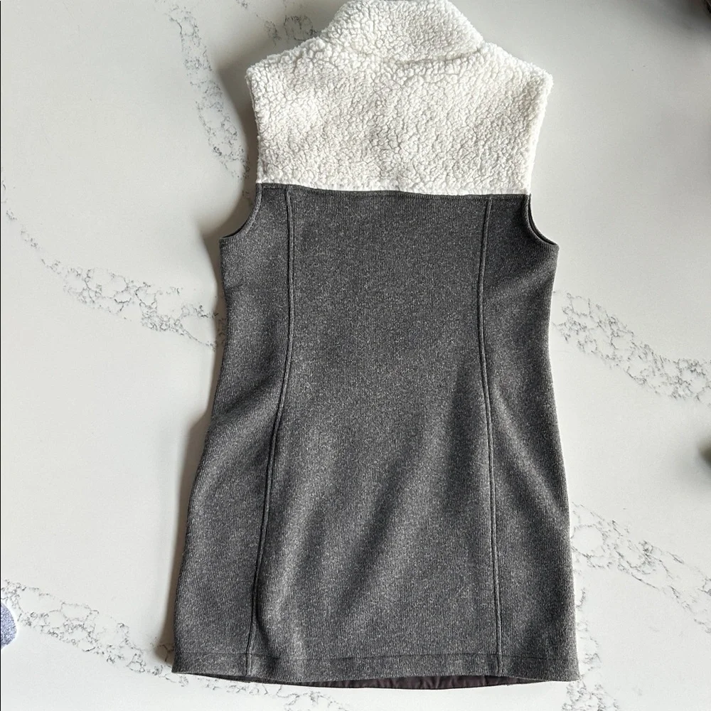 Title nine Callitrix Fleece vest dress - Picture 3 of 9